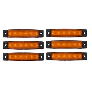 Unique Bargains Waterproof Car Golf Cart Exterior Interior Under Glow Wheel Lights LED 6 Pcs - 1 of 4