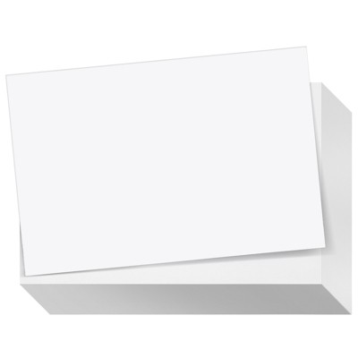 Universal Unruled Index Cards 4 x 6 White 500/Pack