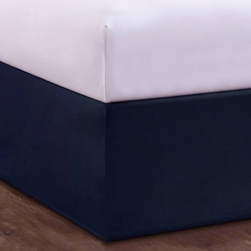 Navy bed skirt clearance queen