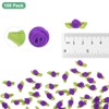 Unique Bargains Mini Ribbon Roses Fabric for Crafts Wedding 100 Pcs - 3 of 4