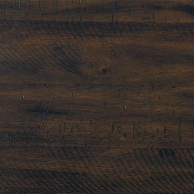 Warm Brown Birch Veneer Formal Dining Set with 6 Chairs