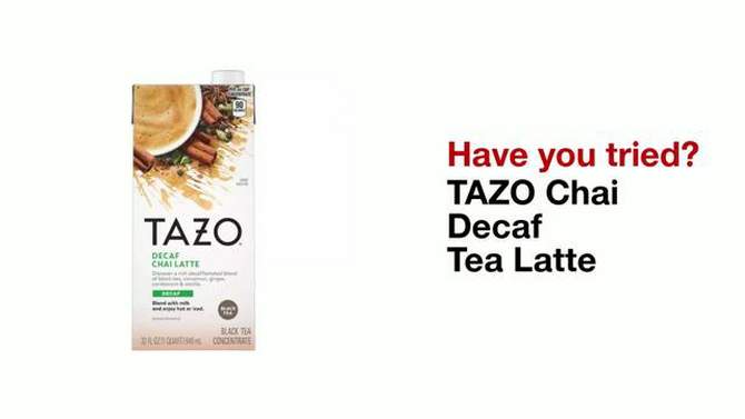 Tazo Chai Decaf Tea Latte - 32 fl oz, 2 of 10, play video
