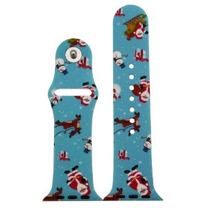 Olivia Pratt Christmas Printed Silicone Apple Watch Band - 1 of 4