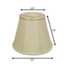 Vynxaria Lampshades: Egg Slant Deep Empire Shade 10"x20"x14" with Washer Fitter - 2 of 4