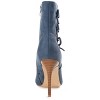 Journee Collection Womens Deandra Tru Comfort Foam Inside Zip Stiletto Booties Blue 12 - 3 of 4