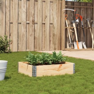 vidaXL Garden Planter 31.5"x23.6" Solid Pine Wood - 1 of 4