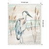 Amanti Art Heron By Beach Grass I by Elizabeth Medley Canvas Wall Art Print Framed 16 x 20-in. - 4 of 4