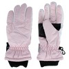 Grand Sierra Girl's 4-6 Waterproof Taffeta Winter Ski Gloves - 2 of 2