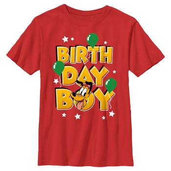 Boy's Mickey & Friends Birthday Boy Pluto T-Shirt