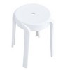 NicBex Stackable Round Dining Chair,Plastic Stools for Home,Kitchen,Living Room,Restaurant,Set of 6 - 3 of 4