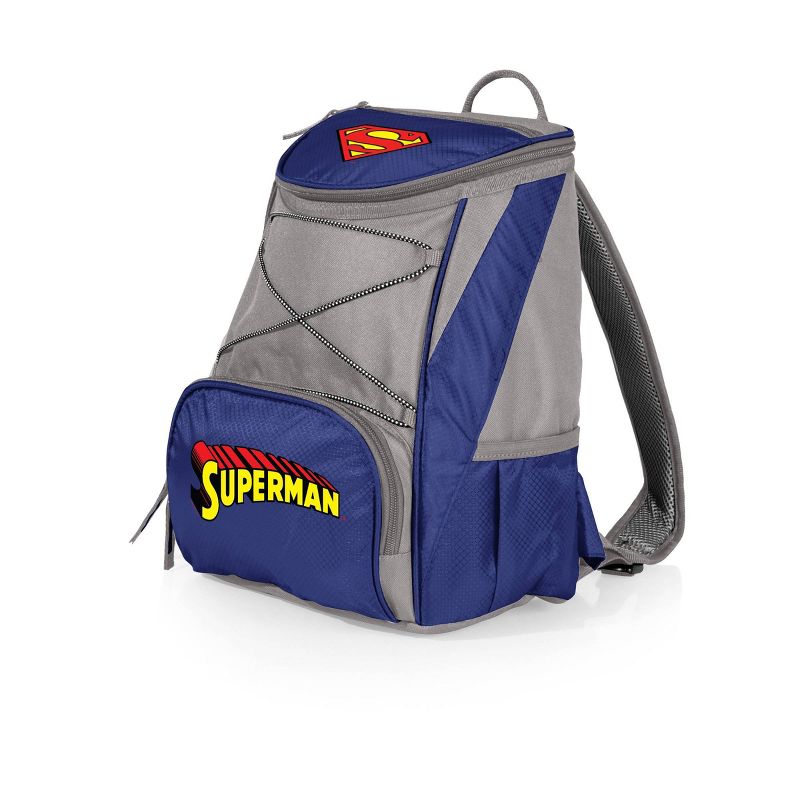 Picnic Time Superman PTX 11qt Cooler Backpack - Navy Blue/Gray, 2 of 8