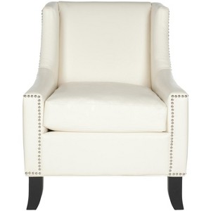 Daniel Club Chair - MCR4733B - Off White - Safavieh - 1 of 4