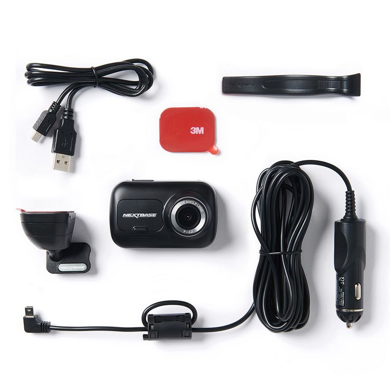 Nextbase 122 Dash Cam 2" HD Wireless Compact Car Dashboard Camera, Intellegent Parking Mode, Loop Recording, Black, 5 of 12