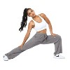 Women's Wide Leg Sweatpants 2025 Trendy Interior Drawstring Baggy Sweatpants High Waisted Casual Trousers Jogger Pant - 4 of 4
