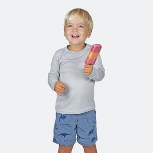 Vapor Apparel UPF 50+ UV Sun Protection Toddler Long Sleeve Rash Guard Swim Shirt - 1 of 3