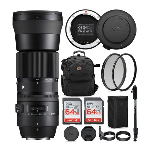 Sigma 150-600mm f/5-6.3 Contemporary DG OS HSM Lens with Sigma USB Dock Bundle Sigma 150-600mm f/5-6.3 Contemporary DG OS HSM Lens with Sigma USB Dock Bundle