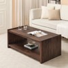 MH London Marli Rectangle Mid-modern Solid Wood Coffee Table For Living Room - 2 of 4