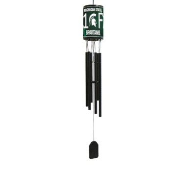 NCAA Wind Chime, #1 Fan with Team Logo - Michigan State Spartans