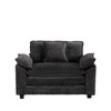 Dexmalle Modern Sectional Single Sofa,Black - 2 of 4