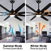 BestParts 72 Inch Ceiling Fan, Remote Control Ceiling Fan, 3 Color Temperatures, 6 Speed ​​Reversible Motor, Timer, Memory Function, For Indoor Use - 2 of 4