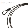 Unique Bargains Security Steel Cable Coated Luggage Lock Wire Rope Double Loops - 4 of 4