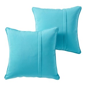 Kensington Garden 2pk 20"x20" Sunbrella Square Outdoor Throw Pillows - 1 of 4