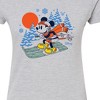 Women's - Disney - Mikey Ski Graphic Fitted Graphic T-Shirt - 2 of 3