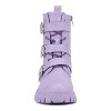 Olivia Miller Girl's Love Me Combat Boots - 4 of 4