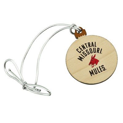 University of Central Missouri Mules Mini Small Tiny Wood Christmas Tree Holiday Ornament