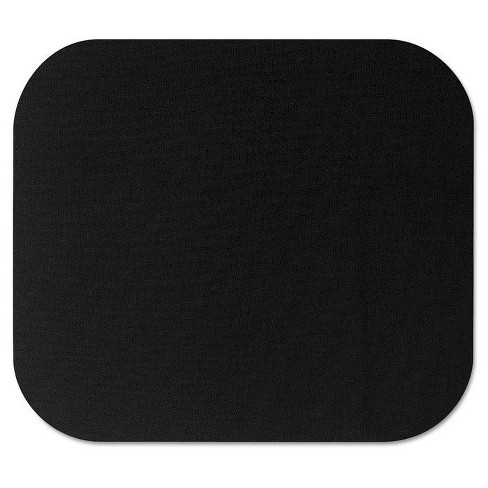 Fellowes Polyester Mouse Pad Nonskid Rubber Base Black Target