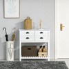 NicBex Accent Buffet Cabinet with Storage Modern Sideboard Cabinet Coffee Bar Cabinet with 4 Drawers and Slatted Bottom Shelf for Dining Room - 4 of 4