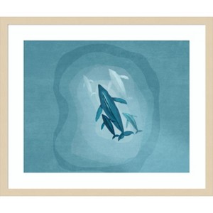Amanti Art Print By Bohonewart 10 by Emel Tunaboylu Wood Framed Wall Art Print - 1 of 4
