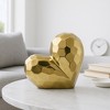 Creative Abstract Ceramic Heart Sculpture, Room, Office Decor or Gift - 3 of 4