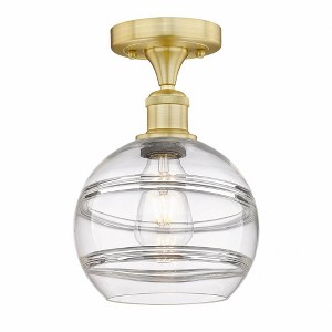 Rochester - 1 Light Semi-Flush Mount In Industrial Style-10 Inches Tall and 8 Inches Wide - 1 of 1