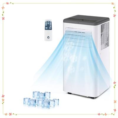 10000 BTU Portable Air Conditioner, 3-In-1 Standing AC Unit With Remote Control and Window Kit