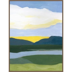 Amanti Art Primary Landscape II by Grace Popp Framed Canvas Wall Art - 1 of 4