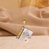 Dainty Granddaughter Necklace Gift from Grandma, Gold or Silver Book Pendant - 3 of 4