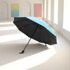 Unique Bargains Outdoor Umbrella 10-rib Little Beauty Manual Sun Protection Impact Cloth Vinyl 42.52"x29.13" 1 Pcs - 2 of 4