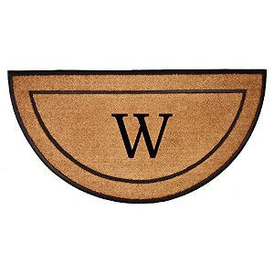 Calloway Mills 106573672W The General Monogram Doormat, 24" x 36", Letter W - 1 of 1