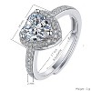 Women's Silver - toned Copper Diamond Ring - Modern & Glamorous - 4 of 4