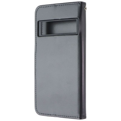 MyBat MyJacket Wallet Series Case for Google Pixel 6 Pro - Black Leather