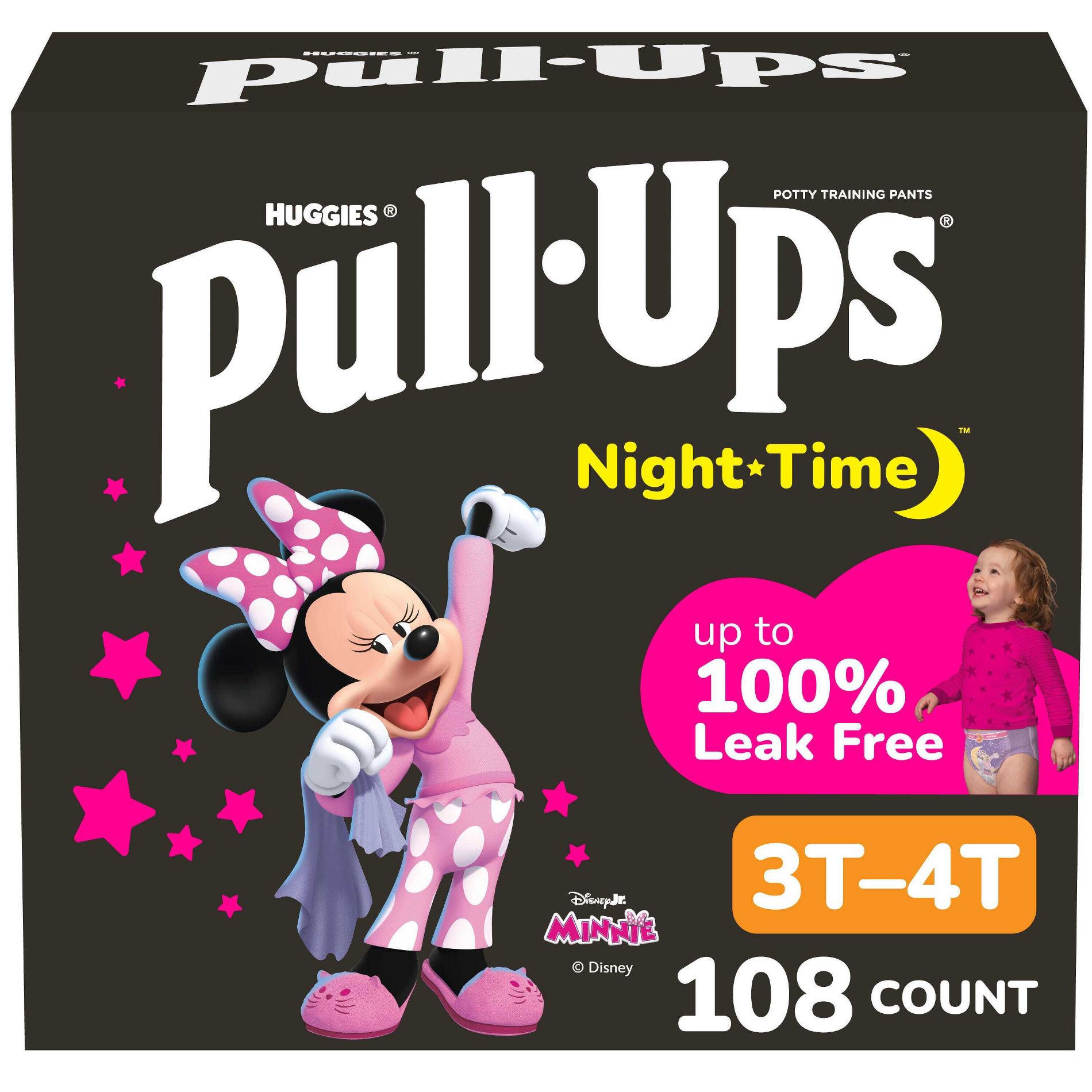 Pull-Ups Girls' Night-Time Potty Training Pants - (Select Size and Count)