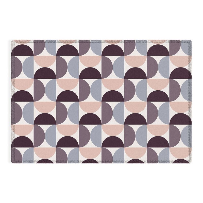 Colour Poems Patterned Geometric Shapes CCI Outdoor Rug - Deny Designs, 1 of 6