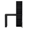 Gulches Writing Desk with Bookcase & Cabinet (Black/Light Gray) - Easy-Assemble, Pre-Drilled Holes, Sturdy Wood for Home Office - 2 of 4