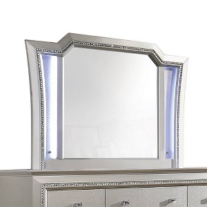 Acme Furniture Kaitlyn Dresser Mirror with LED Lights Champagne - 1 of 4