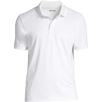 Lands' End Men's Short Sleeve Rapid Dry Active Polo Shirt