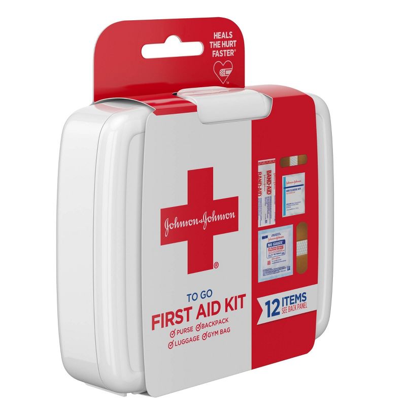 Johnson &#38; Johnson First Aid To Go! Portable Mini Travel Kit - 12pc, 4 of 9