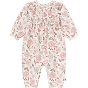 Modern Moments™ by Gerber Baby Girls' Smocked Long Leg Romper - 1 of 4
