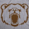 Ask Me About My Angry Bear T Shirt Funny Bear Flip Shirt Bears Flipover Tee - Crazy Dog Men's T Shirt - 3 of 4