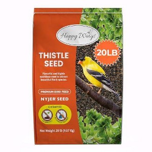 Happy Wings NO GROW Thistle/Nyjer Seed - 20lbs Bag - 1 of 4